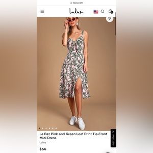 Lulus medium size floral dress
